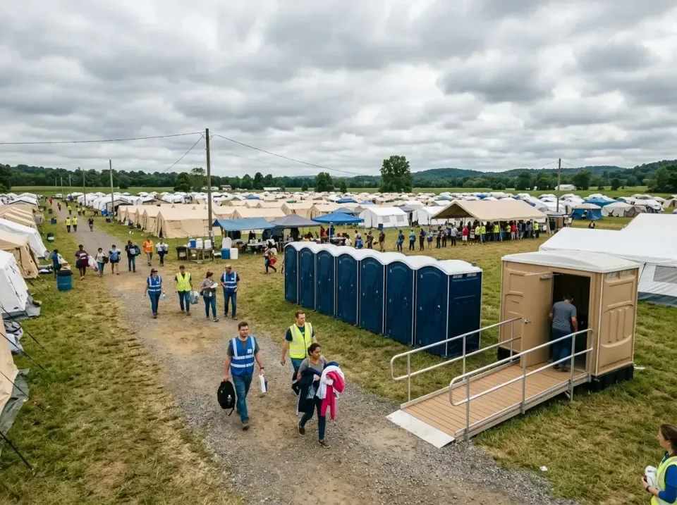 disaster-relief-camp-restrooms-010 — frequently asked questions, Dumpster & Portable Bathrooms Rental in Sumner, IL